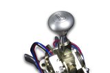 Lokar Electronic Sport Shifters ES4R70WFM Automatic Shifter, Shifters, Detent, 6.000 in. Straight Chrome Stick, 3/8-24 in., Brushed Mushroom Knob, 4R70W/ AODE, Each thumbnail 9
