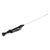 Lokar Midnight Series Flexible Engine Dipsticks XED-5002 Oil Dipstick, Flexible, Driver Side Block Entry, Billet Aluminum, Black Anodized, Chevy, Small Block, Each thumbnail 1