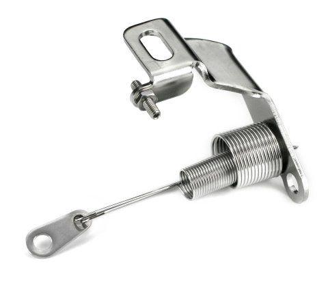 Lokar Transmission Kickdown Brackets SRK-4003 Cable Bracket, Stainless Steel, Polished, Holley, Edelbrock, Carter, Rochester, Each thumbnail 1