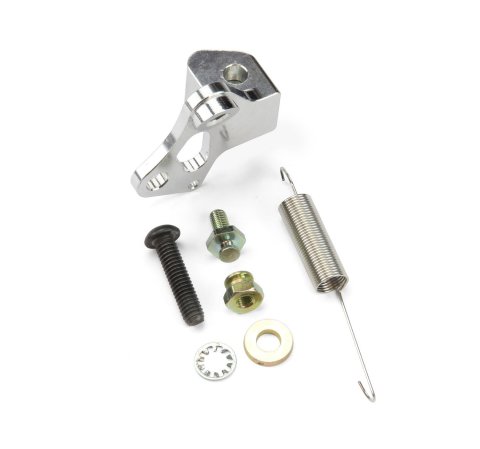 Lokar Throttle Cable Brackets TCB-40PF4L and Kickdown Bracket, Body Mount, Aluminum, Brite Anodized, for Edelbrock Pro-Flo 4, Late Model 4150 Body, Each thumbnail 3