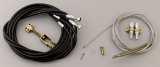 Lokar Floor Mount Emergency Brake Cables EC-80FUTB Parking Cable, 96 in. Length, Street Rod, Stainless Steel Brakes, Ford Thunderbird, Universal, Kit thumbnail 2