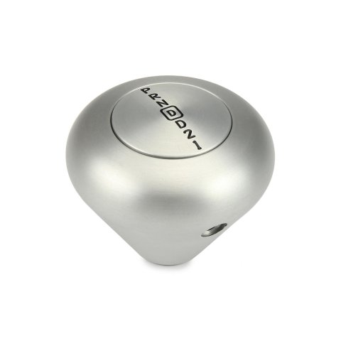 Lokar Cable Operated Automatic Transmission Shifters CO700EM Shifter, GM, 700R4, 8 in. Single Bend Chrome Stick, Original Brushed Mushroom Knob, Each thumbnail 2
