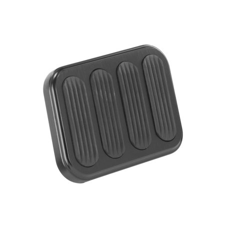 Lokar Midnight Series Pedal Pads XBFG-6013 Pad, Brake, Series, Aluminum, Rubber, Black Anodized, Universal, Each