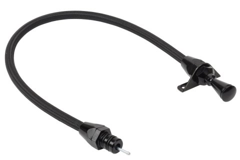 Lokar Midnight Series Flexible Braided Stainless Transmission Dipsticks XTD-3350400FM Dipstick, Steel Housing, Black Handle, GM, TH350, TH400, Each thumbnail 3