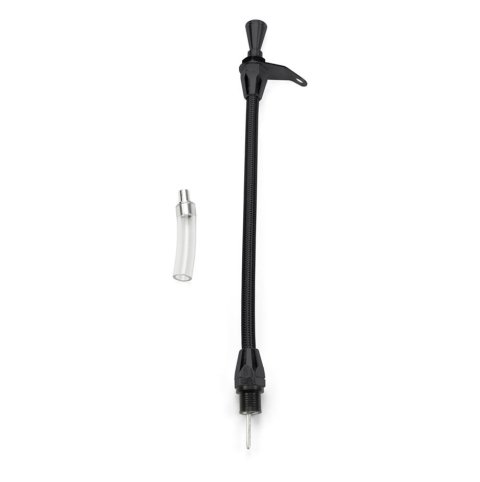 Lokar Midnight Series Flexible Braided Stainless Transmission Dipsticks XTD-34L60ETM Dipstick, Steel, Black, Bellhousing Mount, Chevy, 4L60E, Each