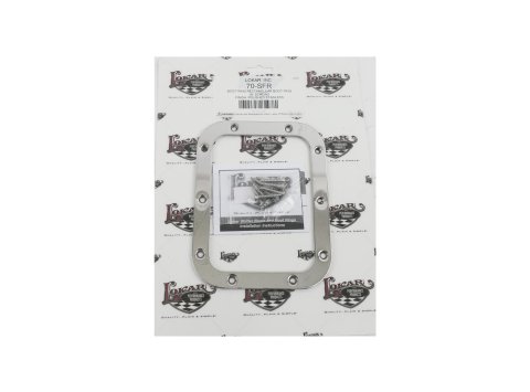 Lokar Shifter Boot Rings 70-SFR Retaining Ring, Stainless Steel, Natural, Rectangular, 6.75 in. x 5.25 in., Each thumbnail 1