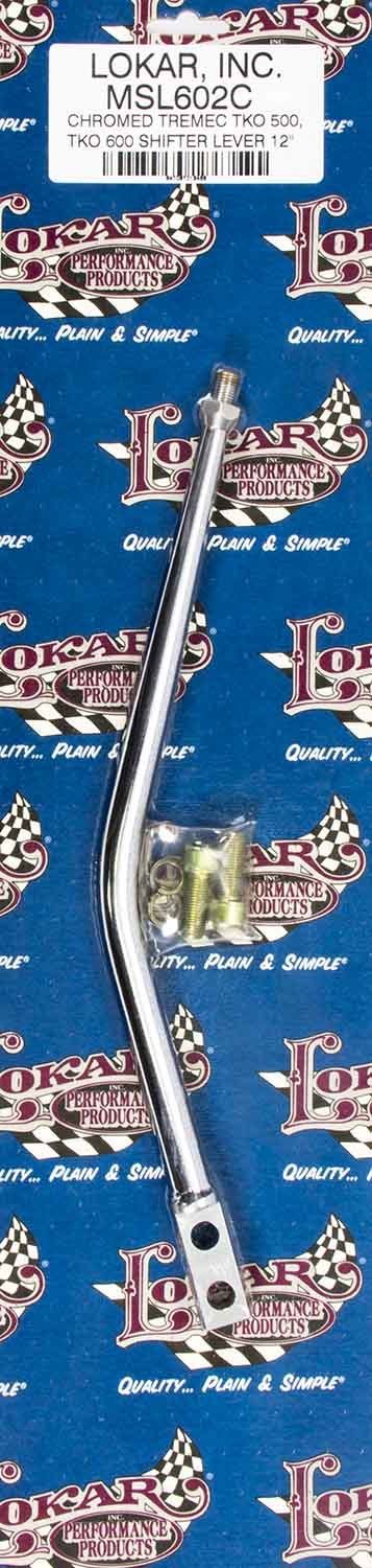 Lokar Manual Transmission Shifter Levers MSL602C Stick, Lay Back, Chrome, 12.00 in. Length, Fits Tremec TKO 500/TKO 600 Only thumbnail 3
