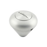 Lokar Floor Mount Automatic Transmission Shifters FM350BM Shifter, GM, TH350, 16 in. Single Bend Chrome Stick, Original Brushed Mushroom Knob, Each thumbnail 3