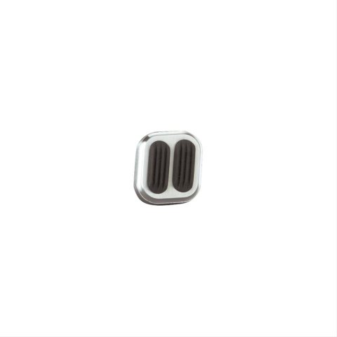 Lokar Pedal Pads BAG-6006 Pad, Dimmer Switch, Billet Aluminum/Rubber, Natural, Universal, Each thumbnail 1