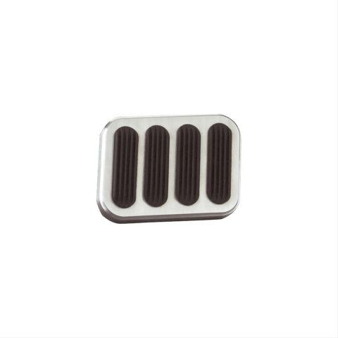 Lokar Pedal Pads BFG-6013 Pad, Brake, Aluminum, Brushed, Automatic Transmission, Universal, Each