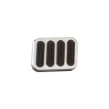 Lokar Pedal Pads BFG-6013 Pad, Brake, Aluminum, Brushed, Automatic Transmission, Universal, Each thumbnail 2