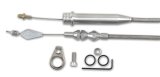 Lokar Hi-Tech Kickdown Kits KD-2700TP Automatic Transmission Cable, Hi-Tech, Natural Braided Stainless Steel, Natural Aluminum Fittings, GM, 700R4, Kit thumbnail 1