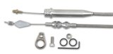 Lokar Hi-Tech Kickdown Kits KD-2700TP Automatic Transmission Cable, Hi-Tech, Natural Braided Stainless Steel, Natural Aluminum Fittings, GM, 700R4, Kit thumbnail 3