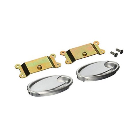 Lokar Interior Door Handles IDH-2001 Handles, Interior, Oval Design, Cable Operated, Billet Aluminum, Polished, Pair thumbnail 3