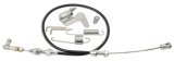Lokar Duo-Pak Throttle Cables DP-1000U Cable, Black Vinyl, Natural Fittings, 24 in. Long, Carbureted, Universal, Kit thumbnail 2