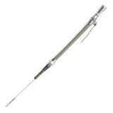 Lokar Flexible and Machined Engine Dipsticks ED-5004 Oil Dipstick, Flexible, Driver Side Block Entry, Billet Aluminum, Brite Anodized, Ford, Small Block, 302, Each thumbnail 2