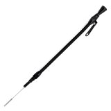 Lokar Midnight Series Flexible Engine Dipsticks XED-5003 Oil Dipstick, Flexible, Oil Pan Entry, Billet Aluminum, Black Anodized, Chevy, Big Block, Each thumbnail 2
