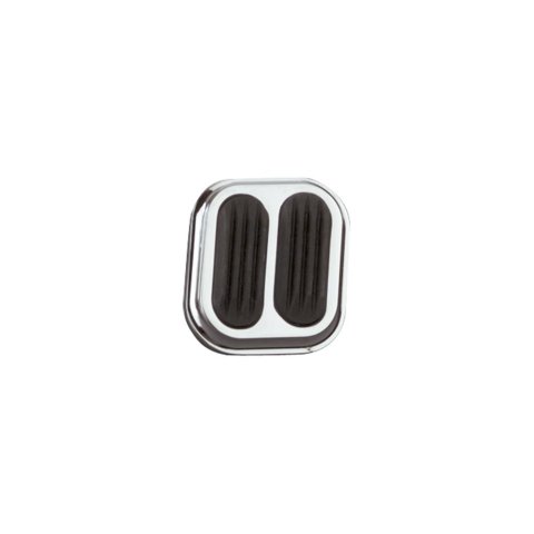 Lokar Steel Dimmer Switch Covers SG-6009 Pedal Pad, Switch, Chromed with Rubber Inserts, Automatic, Manual Transmission, Each thumbnail 1