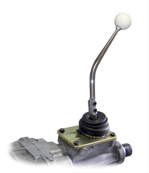 Lokar Manual Transmission Shifter Levers MSL6C Stick, Lay Back, Chrome, 12.00 in. Length, Fits Tremec/Borg Warner T-5, T-45, T-56 Only thumbnail 2