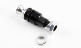 Lokar Midnight Series Anchor-Tight Locking Transmission Dipstick Bottom Fitting Assemblies X1208117 Assembly, Black Anodized, OEM/Aftermarket Powerglide, Anchor-Tight, Each thumbnail 1