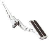 Lokar Billet Throttle Pedals and Pedal Assemblies BFG-6012 Pedal, Aluminum, Brushed, Firewall Mount, Rubber Insert, Universal, Each thumbnail 2