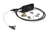 Lokar Midnight Series Stainless Steel Hi-Tech Kickdown Kits XKD-2400HT Automatic Transmission Cable, Hi-Tech, Black Braided Steel, Black Aluminum Fittings, GM, TH400, Kit thumbnail 2