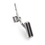Lokar Billet Gas Pedal Assemblies for 1968-1972 CHEVELLE - BAG-6205 Assembly, Pedal, Throttle, Rectangular, 2 in. Width, 5 in. Length, Firewall Mount, Aluminum, Brushed Finish, Chevy, Each thumbnail 2