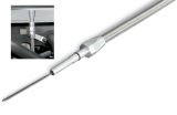 Lokar Anchor-Tight Locking Flexible Engine Dipsticks 1220174 Oil Dipstick, Flexible, Oil Pan Entry, Billet Aluminum, Brite Anodized, 12 in. Length, Universal, Each thumbnail 1