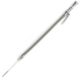 Lokar Anchor-Tight Locking Flexible Engine Dipsticks 1220174 Oil Dipstick, Flexible, Oil Pan Entry, Billet Aluminum, Brite Anodized, 12 in. Length, Universal, Each thumbnail 2
