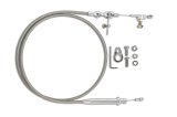 Lokar Hi-Tech Kickdown Kits KDP-2350HT Automatic Transmission Cable, Hi-Tech, Natural Braided Stainless Steel, Polished Aluminum Fittings, GM, TH350, Kit thumbnail 1