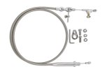 Lokar Hi-Tech Kickdown Kits KDP-2350HT Automatic Transmission Cable, Hi-Tech, Natural Braided Stainless Steel, Polished Aluminum Fittings, GM, TH350, Kit thumbnail 3