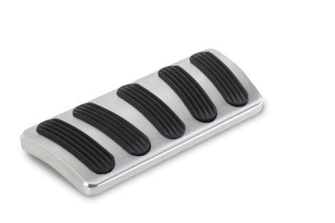 Lokar Pedal Pads for 1964-1972 CHEVELLE, 1964-1967 MALIBU - BAG-6135 Pad, Brake, Billet Aluminum, Brushed, Rubber Insert, Automatic, Chevy, Each thumbnail 2