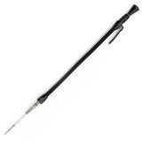 Lokar Midnight Series Anchor-Tight Locking Flexible Engine Dipsticks X1220077 Oil Dipstick, Flexible, Passenger Side, Billet Aluminum, Black Anodized, Chevy, SB, LS1, Car, Each thumbnail 2