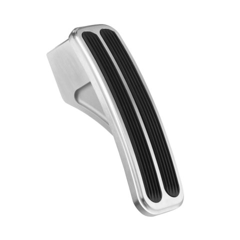 Lokar Pedal Pads for 2009-2014 CTS - DBW-6200 Pad, Brushed, Billet Aluminum, Black Rubber Insert, Cadillac, Each thumbnail 5