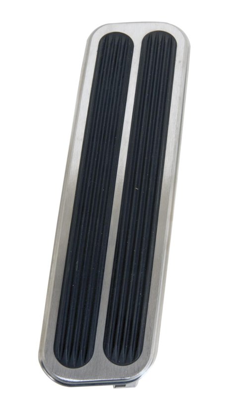 Lokar Pedal Pads for 2009-2014 CTS - DBW-6200 Pad, Brushed, Billet Aluminum, Black Rubber Insert, Cadillac, Each thumbnail 6