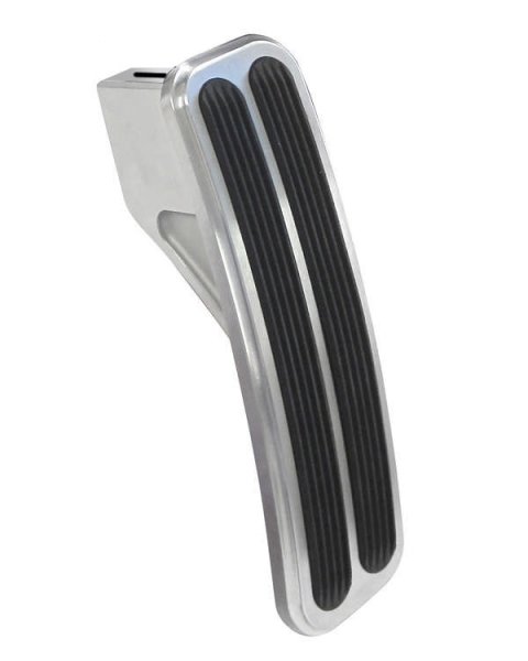 Lokar Pedal Pads for 2009-2014 CTS - DBW-6200 Pad, Brushed, Billet Aluminum, Black Rubber Insert, Cadillac, Each thumbnail 7