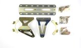 Lokar Case-Mount Automatic Transmission Shifters CM4L60EDM Shifter, Case Mounted, Detent, 10.000 in. Single Bend Chrome Stick, 3/8-24 in., Brushed Mushroom Knob, 4L60E, Each thumbnail 6