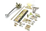 Lokar Case-Mount Automatic Transmission Shifters CM4L60EDM Shifter, Case Mounted, Detent, 10.000 in. Single Bend Chrome Stick, 3/8-24 in., Brushed Mushroom Knob, 4L60E, Each thumbnail 7