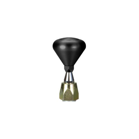 Lokar Electronic Sport Shifters ES4L60EHMB Automatic Shifter, Shifters, Detent, 4.000 in. Straight Chrome Stick, 3/8-24 in., Black Mushroom Knob, 4L60E, Each thumbnail 4