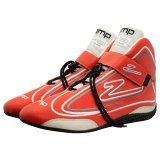 Zamp ZR-50 Race Shoes RS003C0208 Driving Shoes, ZR-50, Mid-Top, Red Leather, Men's Size 8, SFI 3.3/5, Pair thumbnail 9