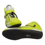 Zamp ZR-50 Race Shoes RS003C0910 Driving Shoes, ZR-50, Mid-Top, Neon Green Leather, Men's Size 10, SFI 3.3/5, Pair thumbnail 3