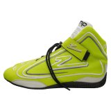 Zamp ZR-50 Race Shoes RS003C0910 Driving Shoes, ZR-50, Mid-Top, Neon Green Leather, Men's Size 10, SFI 3.3/5, Pair thumbnail 8