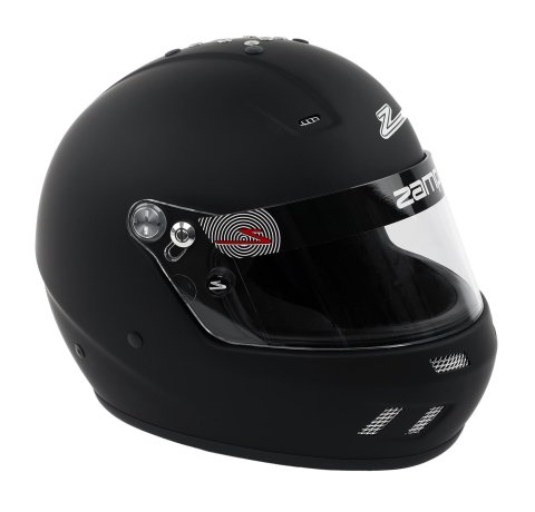 Zamp RZ-59 Helmets H77203FM Helmet, RZ-59, Full Face, Black, Matte Finish, Snell SA2020/DOT, Medium, Each