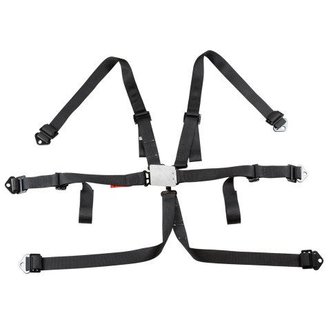 Zamp SFI 6-Point Harness HARN02S003 Seat Black 2 Shoulder 2 6 Point 16.1 thumbnail 6