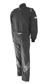 Zamp ZR-10 Racing Suits R010003YM Driving Suit, ZR-10, SFI 3.2A/1, Black, Single Layer, Youth Medium, Each thumbnail 8