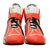 Zamp ZR-50 Race Shoes RS003C0211 Driving Shoes, ZR-50, Mid-Top, Red Leather, Men's Size 11, SFI 3.3/5, Pair thumbnail 2