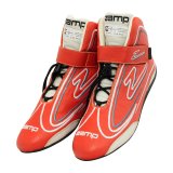 Zamp ZR-50 Race Shoes RS003C0211 Driving Shoes, ZR-50, Mid-Top, Red Leather, Men's Size 11, SFI 3.3/5, Pair thumbnail 4