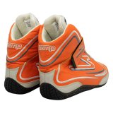 Zamp ZR-50 Race Shoes RS003C0812 Driving Shoes, ZR-50, Mid-Top, Neon Orange Leather, Men's Size 12, SFI 3.3/5, Pair thumbnail 3