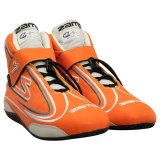 Zamp ZR-50 Race Shoes RS003C0812 Driving Shoes, ZR-50, Mid-Top, Neon Orange Leather, Men's Size 12, SFI 3.3/5, Pair thumbnail 4