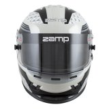 Zamp RZ-37Y Youth Helmets H757C1554 Helmet, Youth, Full Face, Black/Gray Graphic, Fire-retardant Cotton Liner, SFI 24.1, Medium, Each thumbnail 6